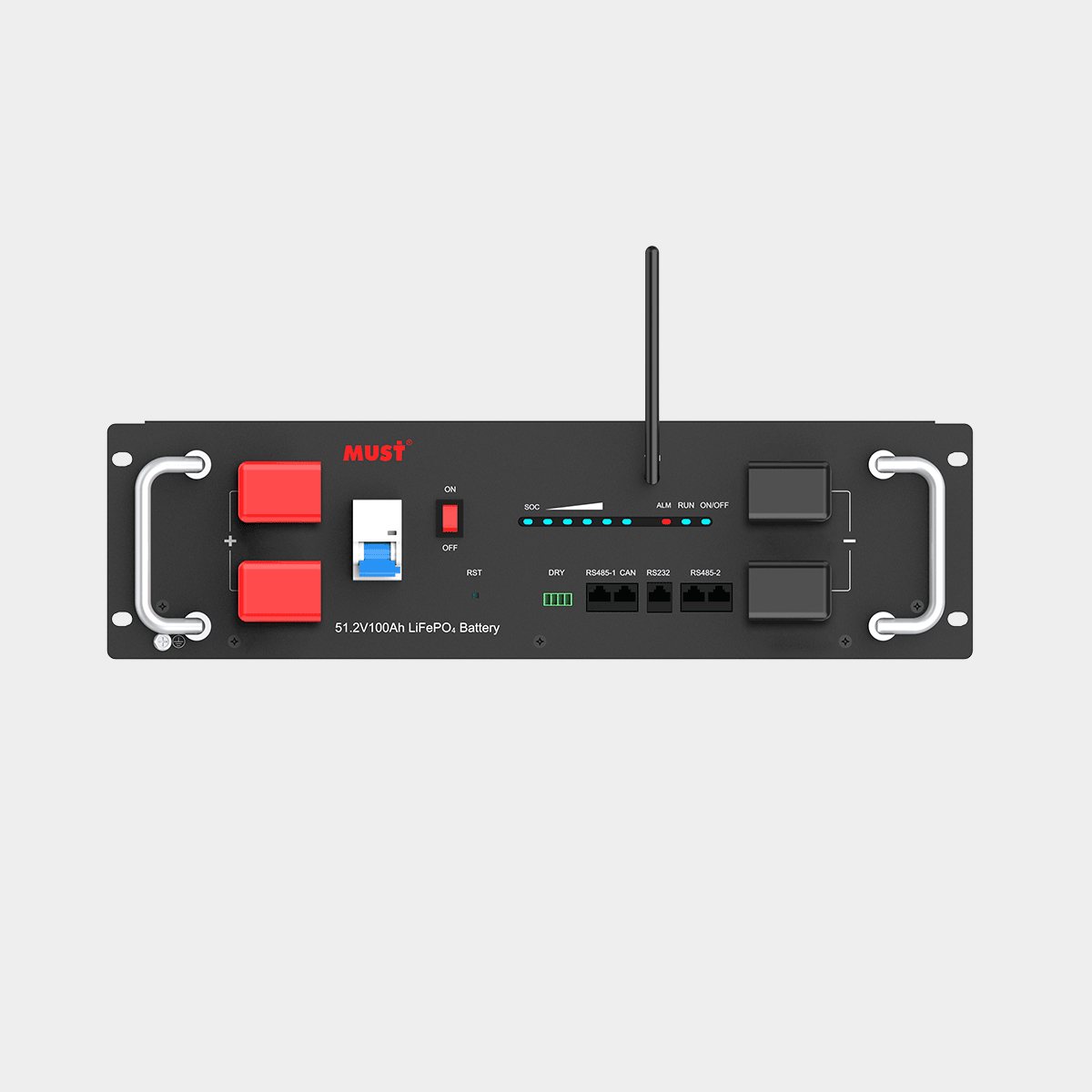 باتری لیتیومی MUST LP2900 PRO Series | LiFePO4 Rack Battery