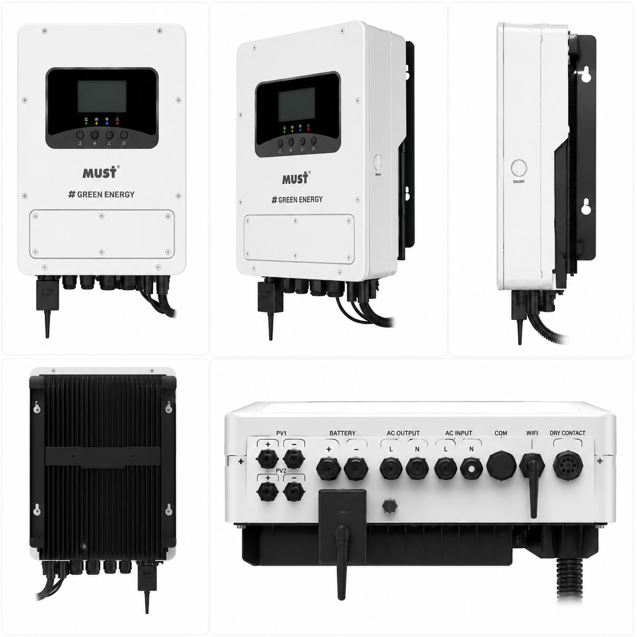 اینورتر خورشیدی MUST PV9000 HM-۳.۶KW